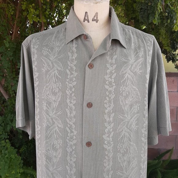 Tommy Bahama Other - NWT Tommy Bahama Sage Green 100%Silk Button Down L